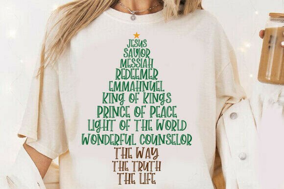 Christian Christmas SVG Graphics for T-Shirt Designs