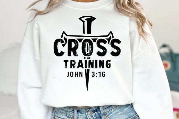 Cross Training Christian T-Shirt SVG PNG Graphics