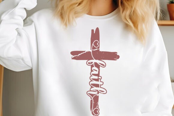 Faith Cross SVG Graphics for T-Shirt Designs