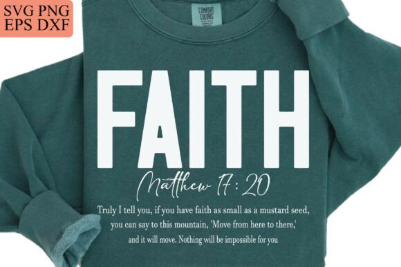 Faith SVG Graphics for T-Shirt Designs
