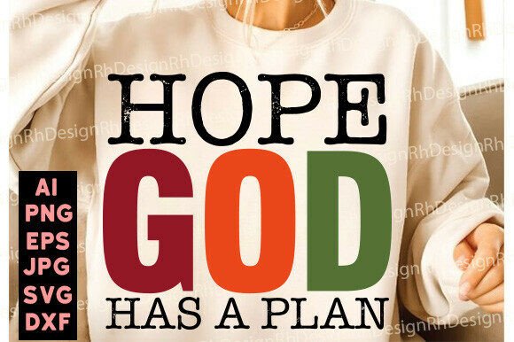 Hope SVG PNG Christian Graphics for T-Shirt Designs