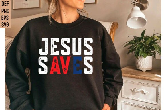 Jesús Saves Graphics for T-Shirt Designs