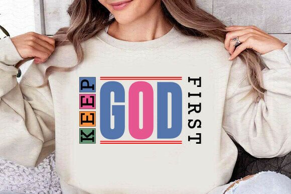 Keep God First SVG PNG, Jesus SVG