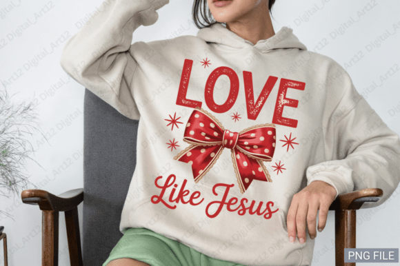 Love Like Jesus Sublimation Design: Graphics for Meaningful T-Shirt Designs