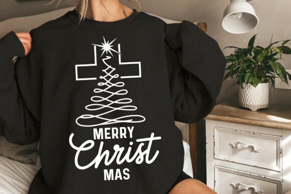 Merry Christmas Jesus SVG Graphics for T-Shirt Designs